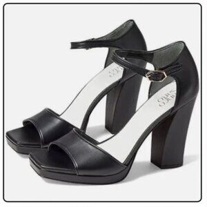 Franco Sarto Black Dima Pumps Sandals Platforms Shoes Heels Size 11 NWT